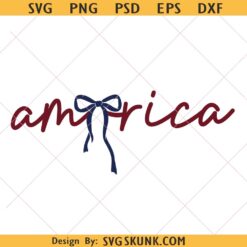 American Coquette Bow Svg Png, America with bow svg png