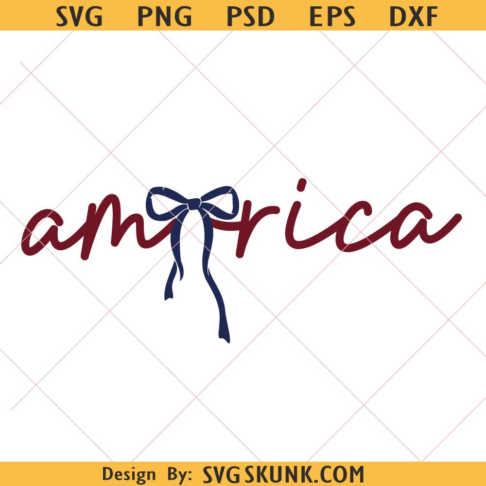 American Coquette Bow Svg Png American Coquette Bow Svg Png, America with bow svg png