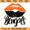 Bengals lips svg