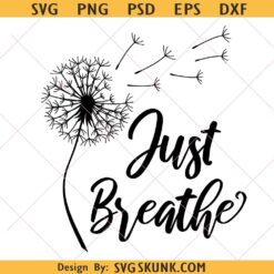 Dandelion just breath svg