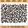 Seamless leopard print texture svg