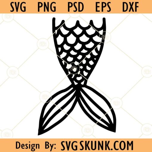Mermaid tail clipart svg