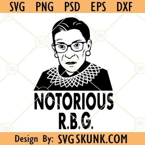 Notorious RBG svg
