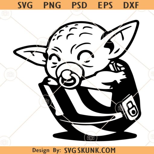 Baby Yoda SVG file, Mandalorian svg, Starwars Svg, Baby Yoda Clipart svg