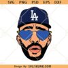 Bad Bunny LA Dodgers SVG, Bad bunny dodgers svg, Bad Bunny LA svg