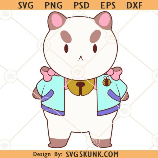 Bee and Puppycat SVG, Puppycat Movie SVG, Bee and Puppycat png