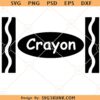 Crayon Template SVG, Crayon Svg, Crayon Wrapper Svg, Crayon Costume Svg