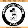 Disney family vacation 2023 SVG, Disney trip 2023 svg, Disney squad 2023 svg
