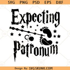 Expecting Patronum SVG, Pregnancy Announcement Shirt SVG, Pregnancy SVG
