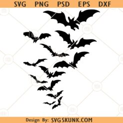 Flying Bats SVG, Flying Bats clipart SVG, Halloween bats svg, Halloween svg