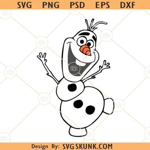 Frozen Olaf SVG, Frozen Svg, Christmas Svg, Olaf Svg, Snowman svg