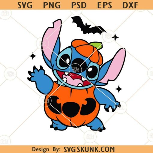 Halloween Stitch SVG, Stitch Halloween SVG, Halloween Stitch png, Halloween decors svg