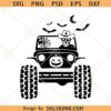 Jason Voorhees ride jeep SVG,Horror movie character svg, ason voorhees svg, Halloween shirt svg