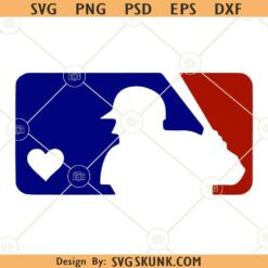 MLB inspired logo svg, MLB logo svg, Baseball SVG, MLB SVG, Major League Baseball SVG