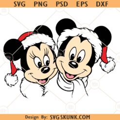 Mickey and Minnie Christmas SVG, Christmas SVG, Mickey and Minnie Christmas Shirt svg