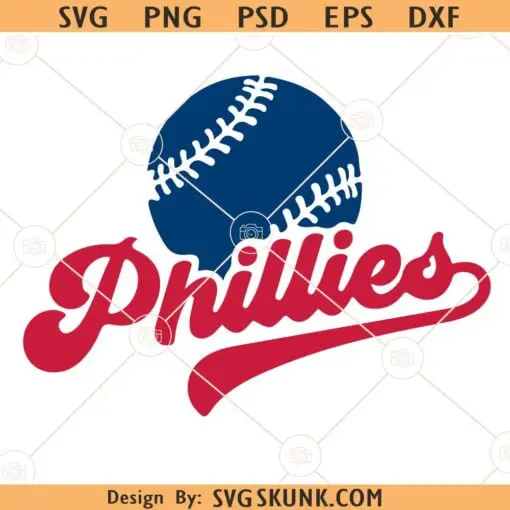 Philadelphia Phillies Baseball SVG, Philadelphia-Phillies Baseball Team Svg