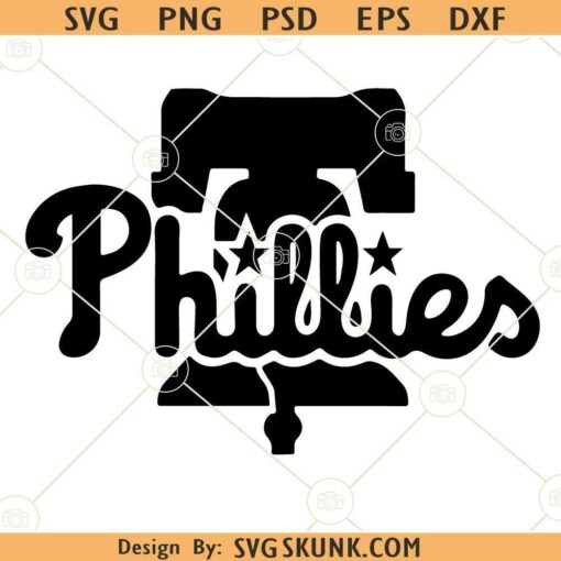Phillies Bell SVG, Philadelphia Phillies Baseball SVG, Philadelphia-Phillies Baseball Team Svg