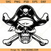 Pirate skull and crossbones SVG, Jolly roger svg, Skull and Crossbones svg
