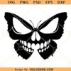 Skull Butterfly svg, Butterfly Skull Svg, Skull Svg, Skull Butterfly clipart svg