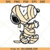 Snoopy Mummy Halloween Svg, Snoopy Mummy svg, Halloween Clipart Svg