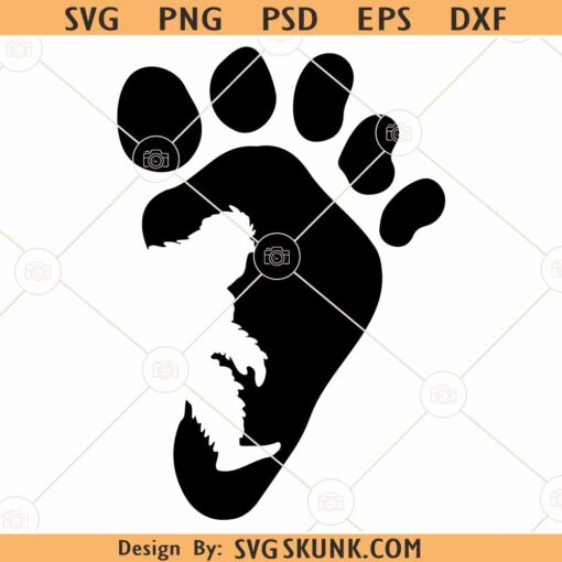 Bigfoot SVG file for Cricut, Bigfoot Svg, Big Foot Svg, Yeti Svg, Sasquatch Svg