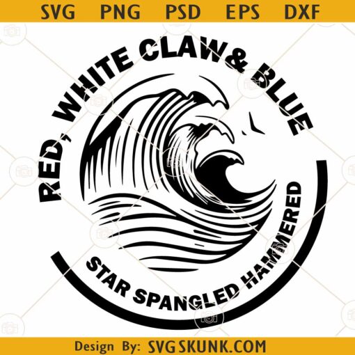 White claw svg, red white claw and blue SVG, Hocus Pocus SVG