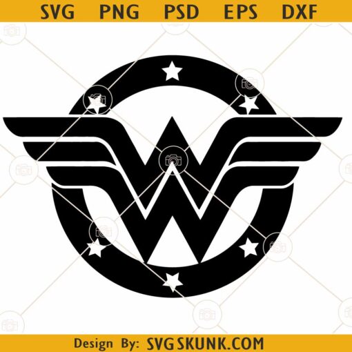 Wonder Woman logo SVG, Wonder Woman logo SVG, Superhero SVG, Avengers svg