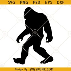 Bigfoot Silhouette Svg