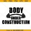 Body under construction svg