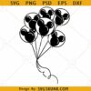 Mouse ears Balloons SVG, Mickey Mouse Balloons SVG, Disney Birthday SVG