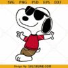 Snoopy Joe Cool SVG, Joe Cool SVG, Snoopy Svg, Dog Svg, Snoopy Lover Svg