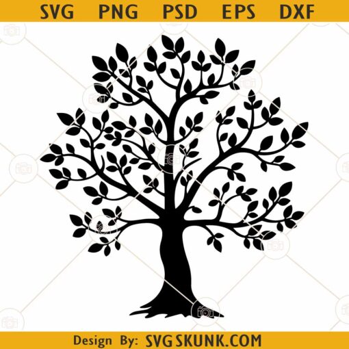 Tree of life SVG, Tree SVG, Tree of Life Clipart SVG, Oak Svg, Family Tree SVG