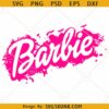 Barbie SVG, Barbie Splash SVG, Pink Barbie Splash SVG, Barbie Logo Vector SVG