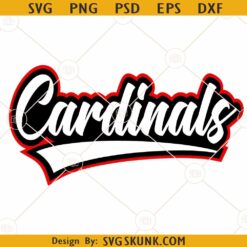 Cardinals mascot SVG, Arizona cardinals svg, Football Team svg, Football Lover svg