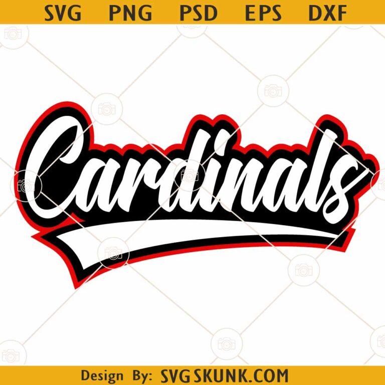 Cardinals Mascot SVG, Arizona Cardinals Svg, Football Team Svg ...