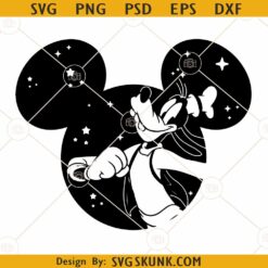Goofy Mickey ears SVG, Goofy Disneyland Ears Svg, Goofy Svg Family Vacation Svg