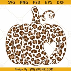 Leopard Pumpkin SVG, Leopard Pumpkin SVG, Fall Pumpkin SVG, Halloween SVG