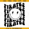 Pirates smiley face SVG, 1933 Pittsburgh Pirates SVG, Pirates Football Team SVG