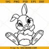 Thumper rabbit SVG, Funny Thumper rabbit SVG, Thumper rabbit PNG, Disneyland Svg