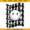 Tigers smiley face SVG, Cleveland Tigers SVG, Tigers Football Team SVG