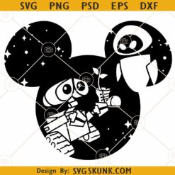 Wall E Mickey ears SVG, Mickey Mouse Ear SVG, Disneyland Svg, Disney SVG