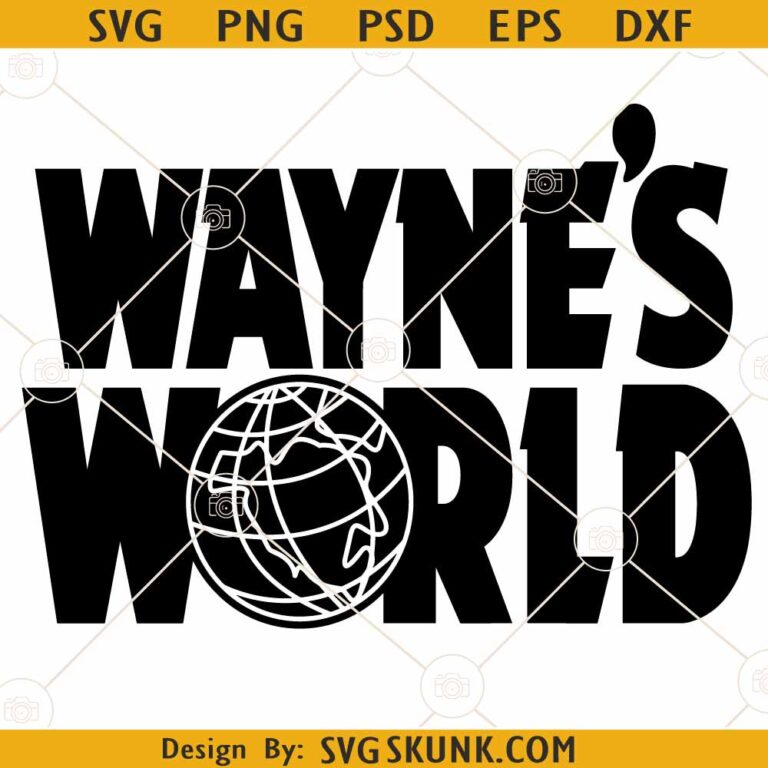 Waynes World SVG, Waynes World Logo SVG, Wayne's World Vector svg