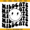 Wildcats smiley face SVG, Wildcats NFL Team SVG, Wildcats PNG, Los Angeles Wildcats SVG
