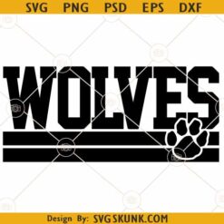 Wolves mascot SVG, Edinburgh Wolves SVG, Wolves svg, Wolves Mom SVG, Wolf Sports Team svg