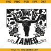 Can't be tamed SVG, bull skull svg, western girl svg, western svg file