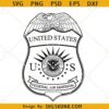 Federal Air Marshal Badge SVG, homeland security svg, law enforcement svg