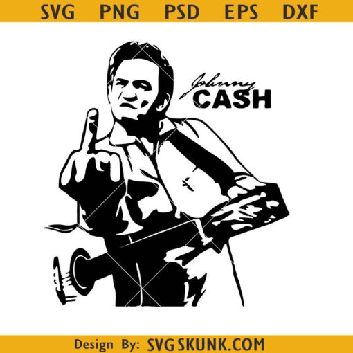 Johnny Cash SVG, Classic Johnny Cash svg, Man in Black svg, country music svg