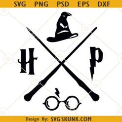 Magic Wizard Harry Potter Svg, Magic and Wizard Svg, Harry Potter Svg