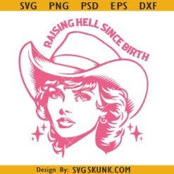 Raising hell Since birth SVG