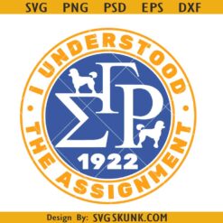 Sigma Gamma Rho I understood the assignment svg
